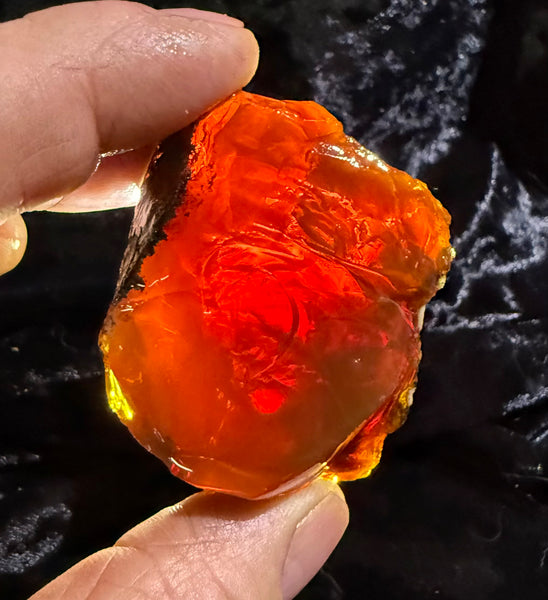 91 Gram Oregon Chocolate Fire Opal Rough