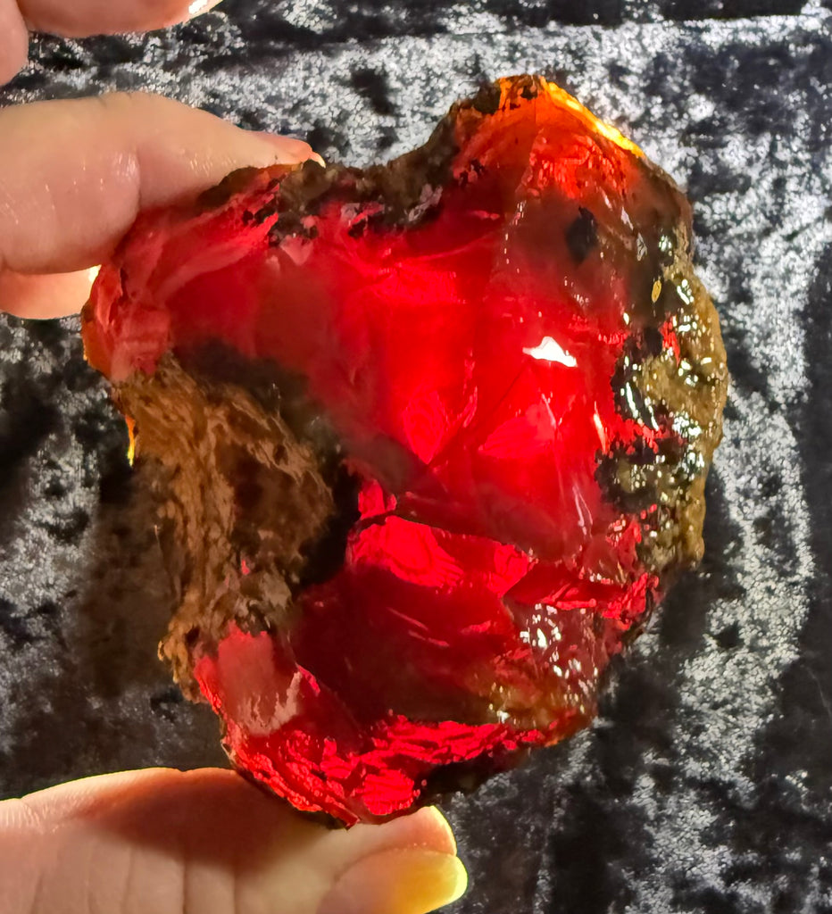 351 Gram Oregon Chocolate Fire Opal Rough