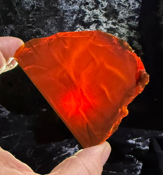 114 Gram Oregon Chocolate Fire Opal Slab