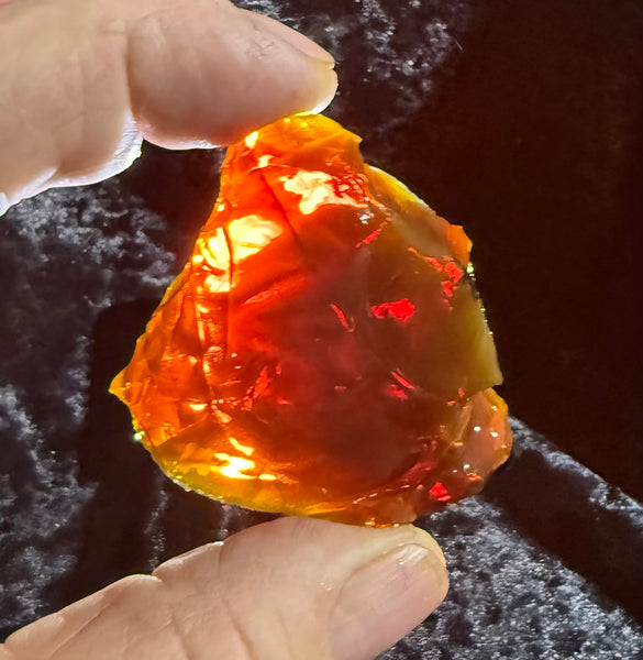 55 Gram Oregon Chocolate Fire Opal Rough