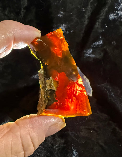 49 Gram Oregon Chocolate Fire Opal Rough