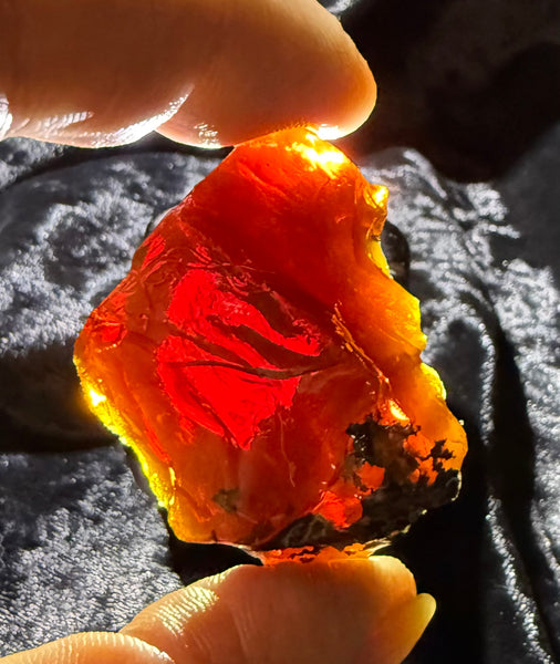 46 Gram Oregon Fire Opal Rough