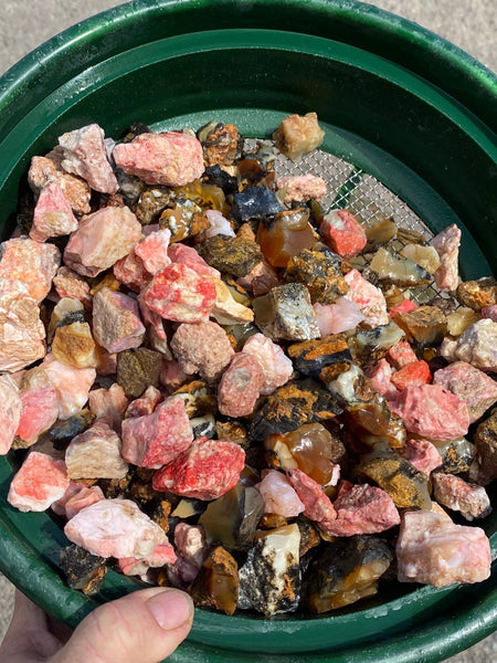Buy 3 & Get 1 Free Bag of Mixed Oregon Pink, Chocolate & Fire Opal Pay Dirt