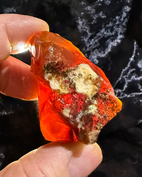 91 Gram Oregon Chocolate Fire Opal Rough