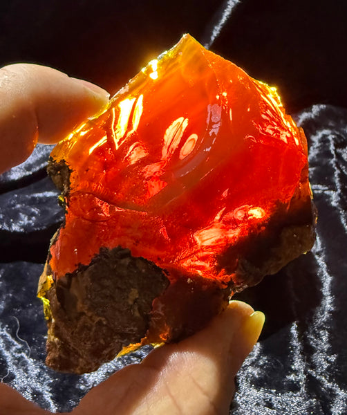 148 Gram Oregon Chocolate Fire Opal Rough