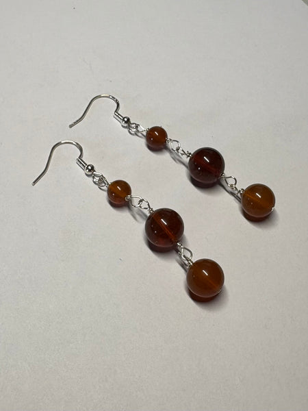 Oregon Fire Opal Earrings