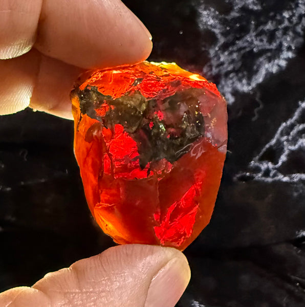 56 Gram Oregon Chocolate Fire Opal Rough