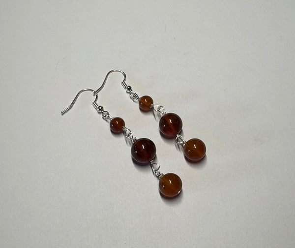 Oregon Fire Opal Earrings