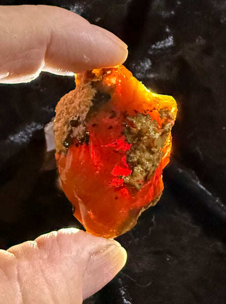 53 Gram Oregon Chocolate Fire Opal Rough