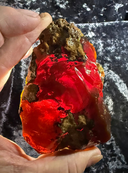 336 Gram Oregon Chocolate Fire Opal Rough