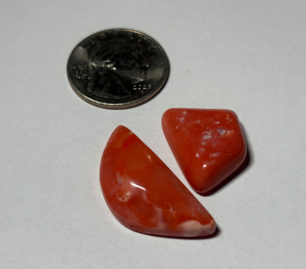 Oregon Pink/Red Opal Cabochons