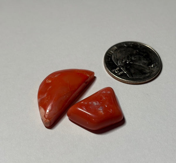 Oregon Pink/Red Opal Cabochons