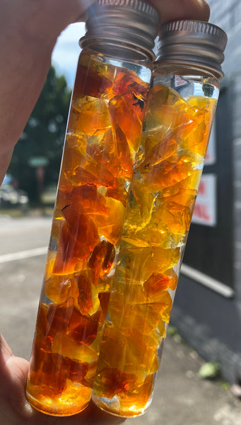 Outlaw Rocks Oregon 5 Inch Bottle of Oregon Fire Opal – Outlaw Rocks