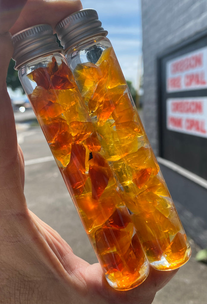 5 Inch Bottle of Oregon Fire Opal