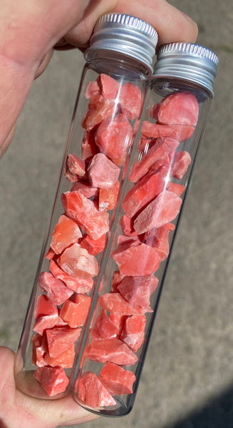 Outlaw Rocks Oregon 5 Inch Bottle of Oregon Pink/Red Opal – Outlaw Rocks