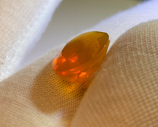 7.7 Carat Faceted Oregon Fire Opal