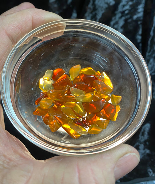 25 Grams of Polished Oregon Fire Opal