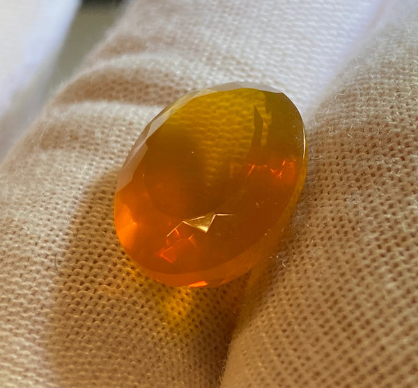 7.7 Carat Faceted Oregon Fire Opal