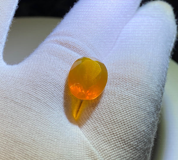 7.7 Carat Faceted Oregon Fire Opal