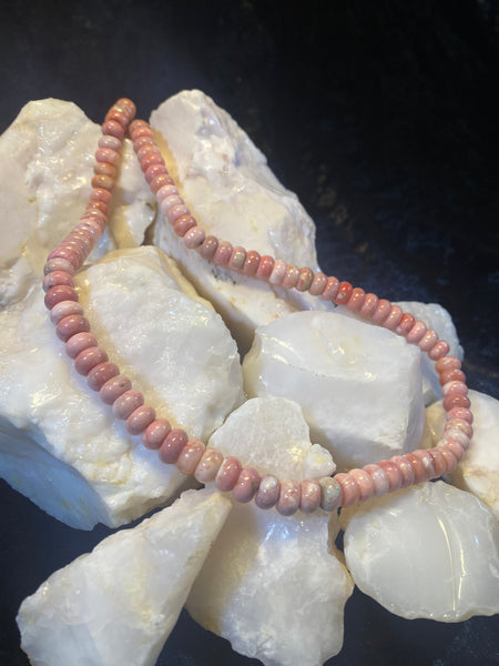 6 Millimeter Oregon Pink Opal Beads