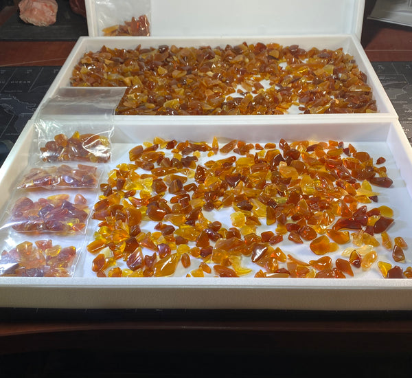 25 Grams of Polished Oregon Fire Opal