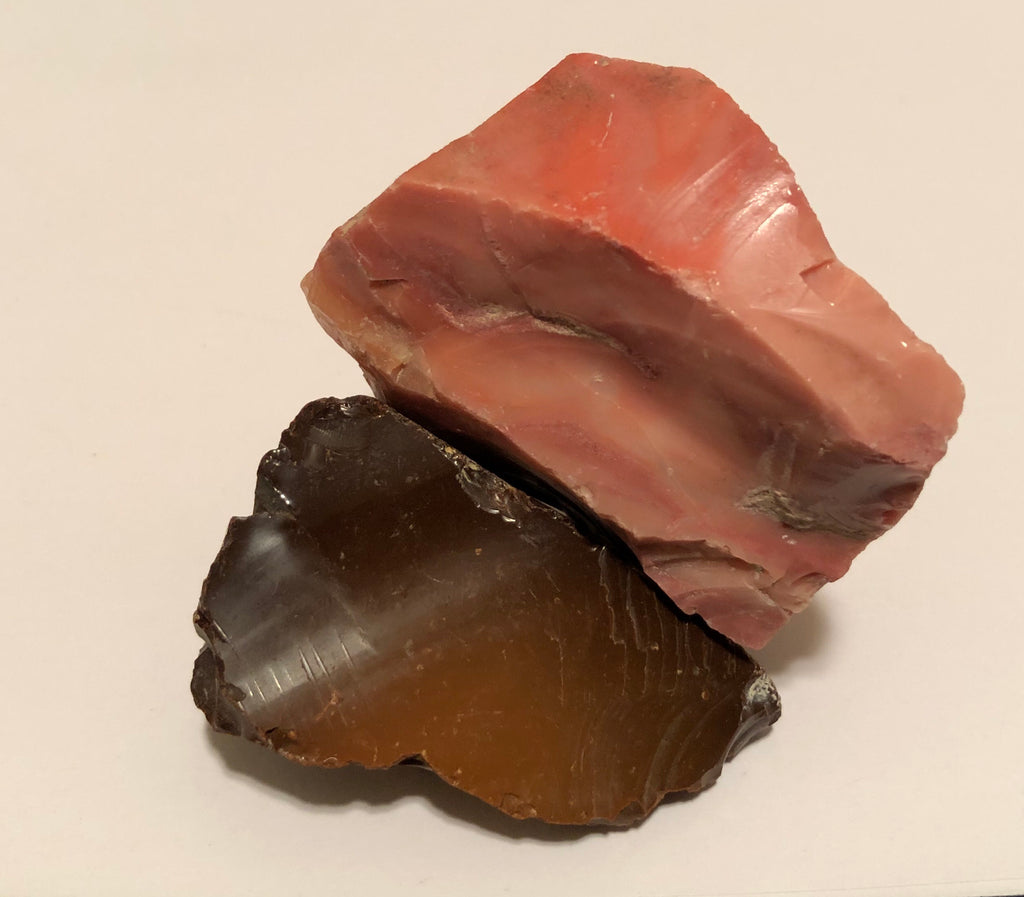 151 Grams of Oregon Pink & Chocolate Opal Rough